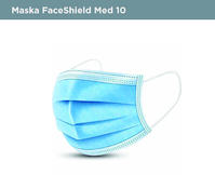 Maska chirurgiczna FaceShield Med 10