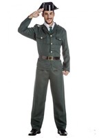 Disfraz de Guardia Civil con Tricornio para hombre S