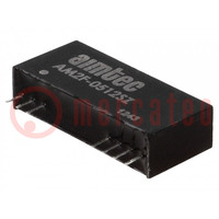 Converter: DC/DC; 2W; Uin: 4.5÷5.5V; Uout: 12VDC; Iout: 167mA; SIP12