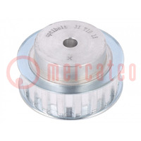 Belt pulley; T10; W: 16mm; whell width: 31mm; Ø: 55.45mm; aluminium