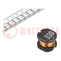 Inductor: wire; SMD; 33uH; 230mΩ; -40÷125°C; ±20%; 5.2x5.8x4.5mm