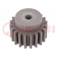Spur gear; whell width: 45mm; Ø: 81mm; Number of teeth: 25; ZCL