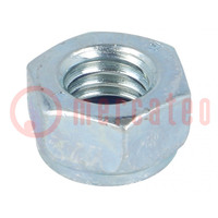 Nut; hexagonal; M8; 1.25; steel; Plating: zinc; 13mm; BN 161; DIN 985