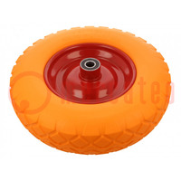 Transport wheel; Ø: 400mm; W: 95mm; 150kg; foam; CSGTK; -20÷60°C