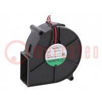 Ventilator: DC; blower; 12VDC; 75x75x30mm; 23,44m3/h; 38,6dBA