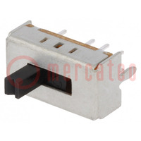 Switch: slide; Pos: 3; SP3T; 0.3A/30VDC; ON-ON-ON; PCB,THT; -20÷85°C