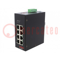 Switch Ethernet; non gestibile; Numero di porti: 8; 9÷57VDC; RJ45
