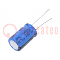 Kondensator: elektrolityczny; THT; 470uF; 50VDC; Ø12,5x20mm; ±20%