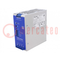 Power supply: switched-mode; for DIN rail; 240W; 24VDC; 10A; DRB