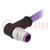 Plug; M12; PIN: 4; male; B code-Profibus; 0.5m; Insulation: PVC