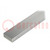 Heatsink: extruded; grilled; natural; L: 1000mm; W: 33mm; H: 14mm