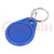Trousseau RFID; ISO 11784/5,T5577; plastique; bleu; 125kHz