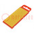 Markers; Marking: ; 2÷2.8mm; polyamide; yellow; -40÷85°C; push-in