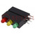 LED; in housing; red/green/yellow; 2.8mm; No.of diodes: 3; 20mA