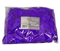 Artificial Silk Eleganza Rose Petal in a Bag - Purple