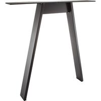 Produktbild zu SIMAUSROM Tischkufe A-Form Stahl schwarz lackiert