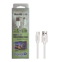 DIGIVOLT CABLE MICRO USB PARA MOVILES 2.4A CB-8206