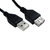 TARGET 99CDL2-023 Data Cable USB 2.0 Type-A (M) to USB 2.0 Type-A (F) 3m Black USB Extension Cable OEM Polybag Packaging