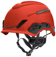 MSA V-Gard H1 Tri-Vented Helmet Red