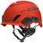 MSA V-Gard H1 Tri-Vented Helmet Red