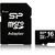 MicroSD Card 16GB Silicon Power SDHC CL.10 inkl. Adapter