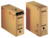 Archiv-Schachtel, A4, mit Verschlussklappe, naturbraun