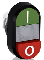 ABB MPD13-11C push-button panel Black, Green, Grey, Red