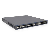 HPE 5500-48G-PoE+-4SFP HI Managed L3 Gigabit Ethernet (10/100/1000) Power over Ethernet (PoE) Zwart