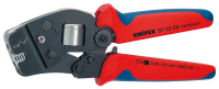 Knipex 97 53 08 SB Kabel-Crimper Crimpwerkzeug Schwarz, Blau, Rot