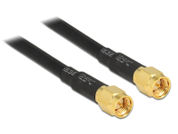 DeLOCK 88891 câble coaxial LMR195 5 m Noir