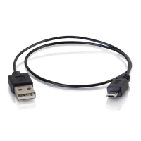 C2G 81708 USB Kabel 0,46 m USB 2.0 USB A Micro-USB B Schwarz