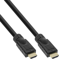 InLine 17555P cable HDMI 0,5 m HDMI tipo A (Estándar) Negro