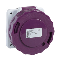 Schneider Electric 82952 wandcontactdoos Grijs, Violet