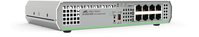Allied Telesis AT-GS910/8E-30 hálózati kapcsoló Beállítást nem igénylő (unmanaged) Gigabit Ethernet (10/100/1000) 1U Szürke