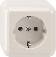 Merten MEG2301-8719 presa energia CEE 7/3 Bianco