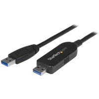 StarTech.com USB3LINK kabel USB 1,8 m USB 3.2 Gen 1 (3.1 Gen 1) USB A Czarny