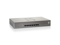 LevelOne FEP-0811W250 łącza sieciowe Fast Ethernet (10/100) Obsługa PoE Szary