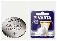 Varta CR2016 huishoudelijke batterij Wegwerpbatterij Lithium