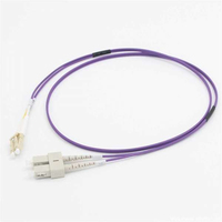 C2G 5M LC/SC OM4 LSZH FIBRE PATCH - VIOLET InfiniBand/fibre optic cable