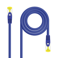 Nanocable Cable Red Latiguillo RJ45 LSZH CAT.6A SFTP AWG26, Azul, 30 cm