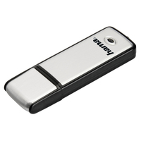 Hama Fancy unidad flash USB 16 GB 2.0 Negro, Plata