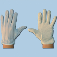 BJZ C-199-2814-L Isolierende Handschuhe Weiß Polyester, Polyurethan