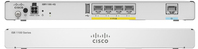 Cisco ISR1100-4G bedrade router Gigabit Ethernet Grijs