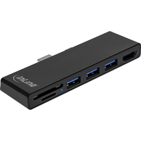 InLine MultiHub, Surface Pro 4/5/6, 3x USB-A 3.2 Buchse, HDMI 4K, Cardreader