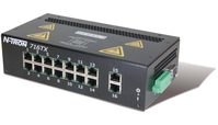 Red Lion 716TX commutateur réseau Géré Fast Ethernet (10/100) Noir