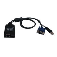 Tripp Lite B055-001-USB-V2 kabel KVM Czarny