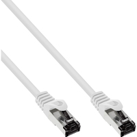 InLine Patch cable, S/FTP (PiMf), Cat.8.1, 2000MHz, halogen-free, white, 7.5m