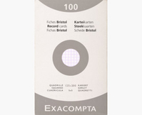 Exacompta 13203E indexkaart Wit