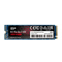 Silicon Power SP02KGBP34UD7005 urządzenie SSD M.2 2 TB PCI Express 3.0 QLC 3D NAND NVMe