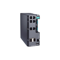 Moxa EDS-4008-2GT-2GS-LV hálózati kapcsoló Vezérelt L2 Gigabit Ethernet (10/100/1000) Fekete, Zöld